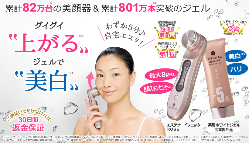 エステナードソニック 美顔器 美容液